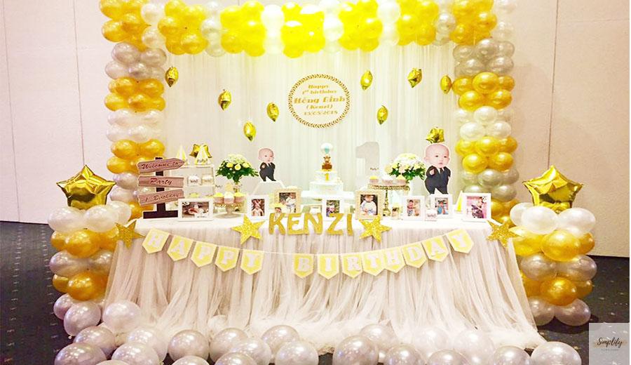 Mẫu rèm kim tuyến sinh nhật